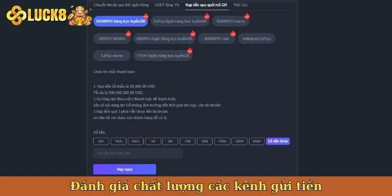danh-gia-chat-luong-cac-kenh-gui-tien